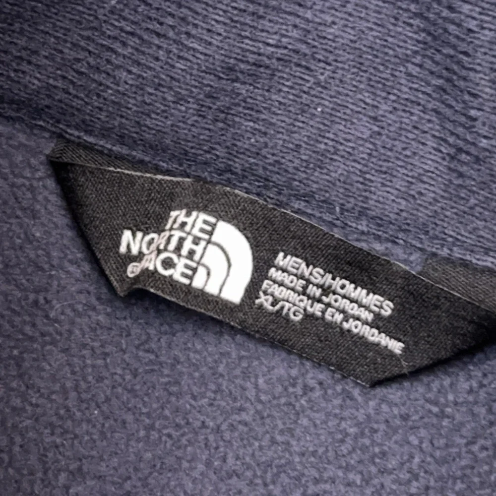 The North Face Skyline 1/2 Zip‎ Fleece Men's XL Blue Mock Neck Embroidered Adbry